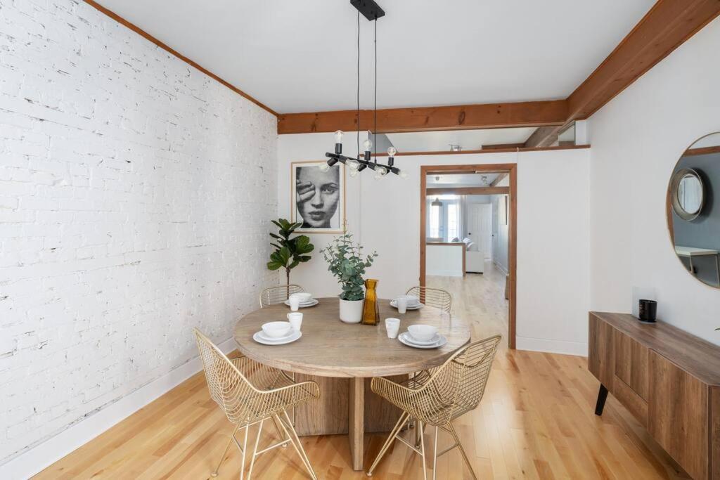 Chic Mile-End 3Br Getaway - Free Parking, Sleeps 8 Apartment Montreal Exterior photo